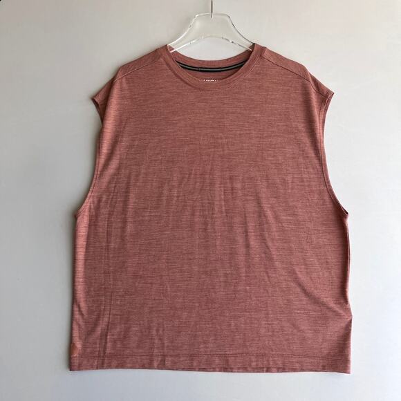 Smartwool Women Active Muscle Tank in Copper Heather Merino Hiking Camp Layer L - Picture 1 of 6